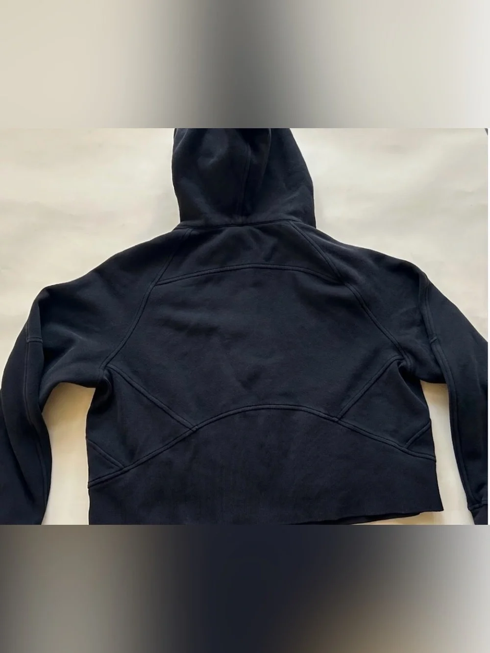 lululemon athletica Black Zip-Up Hooded Jacket size M/L